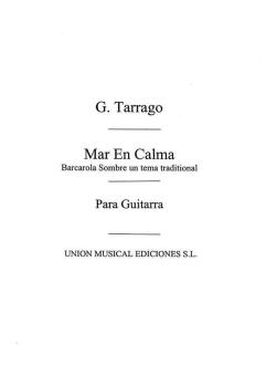 Mar En Calma Barcarola For Guitar 