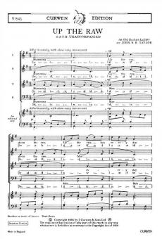 Taylor, J Up The Raw SATB 