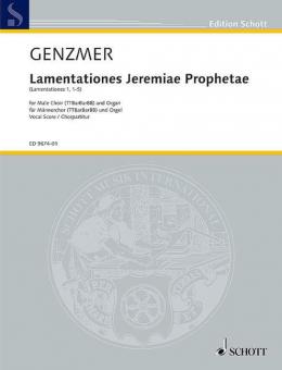 Lamentationes Jeremiae Prophetae GeWV 64 Standard