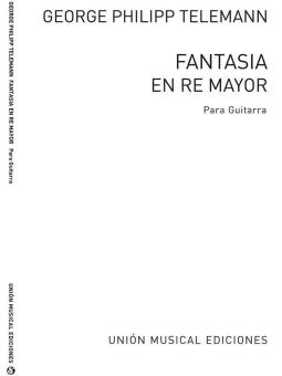 Fantasia En Re Mayor D Major (Azpiazu) For Guitar 