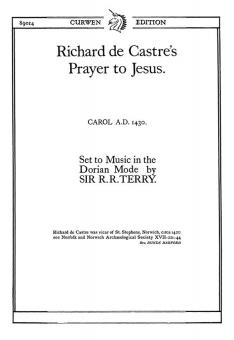Terry, R Richard De Castre's Prayer To Jesus/SATB 