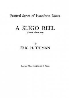 Thiman, E A Sligo Reel Piano Duet 