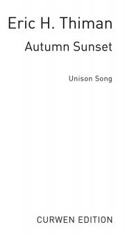 Thiman, E Autumn Sunset Unison/Piano 
