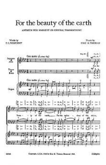 For The Beauty Of The Earth 