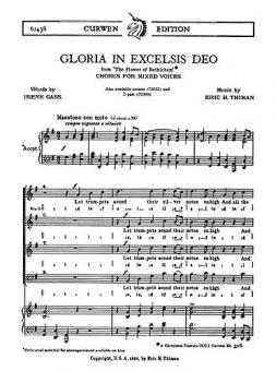 Thiman, E Gloria In Excelsis Deo SATB 