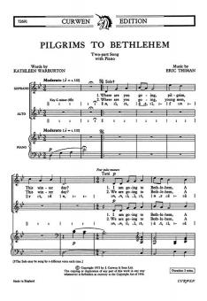 Thiman, E Pilgrims To Bethlehem SA Piano 