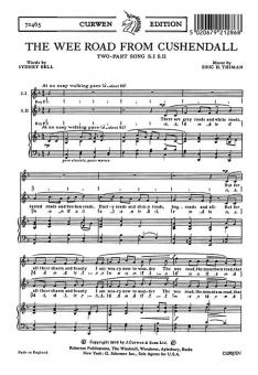 Thiman, E The Wee Road from Cushendall SS/Piano 