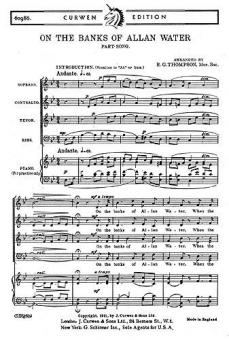 Thompson On The Banks Allan SATB 