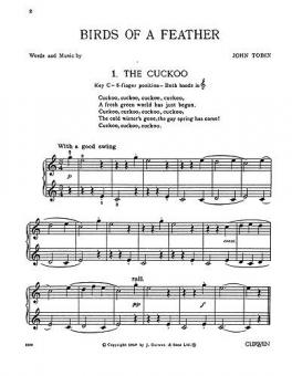 Tobin, J Birds of A Feather (Not from TV) Piano 