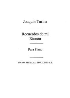 Recuerdos de Mi Rincon Tragedia Comica for Piano 