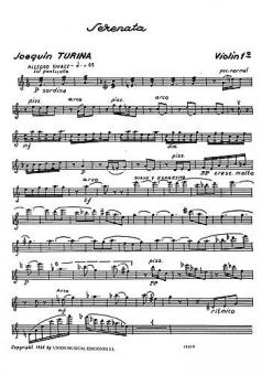 Serenata for String Quartet Parts 