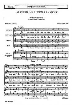 Alister McAlpine's Lament 