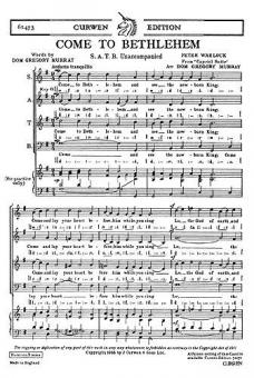 Warlock, P Come To Bethlehem SATB 