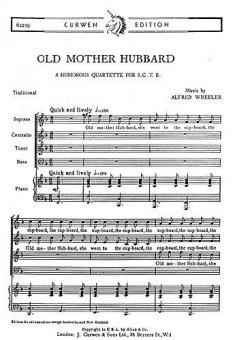 Wheeler Old Mother Hubbard SATB 