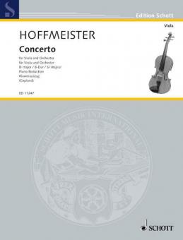 Concerto B-Dur für Viola und Orchester Standard