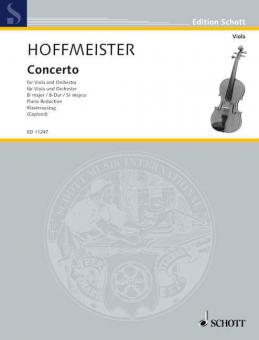 Concerto B-Dur für Viola und Orchester Standard