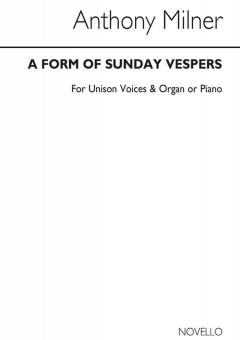 A Form Of Sunday Vespers 