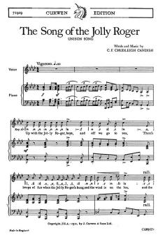 Chudleigh Candish, C The Song Of The Jolly Roger Unison/Piano 