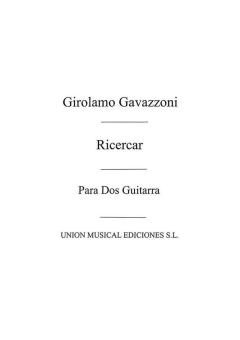 Ricercar (Pujadas Labrouve) For 2 Guitars 
