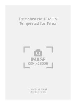 Romanza No. 4 de La Tempestad for Tenor 