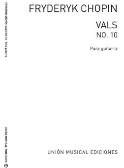 Vals No.10 op. 69 No.2 (Garcia Velasco) For Guitar 