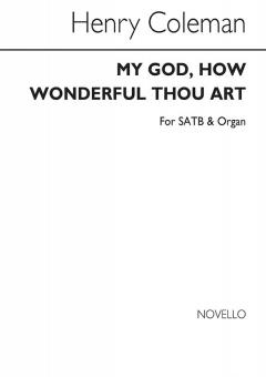 My God, How Wonderful Thou Art 