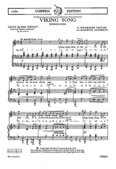 Viking Song Unison/Piano 
