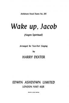 Wake Up, Jacob 2-Part/Piano 