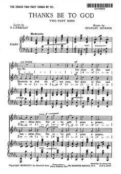 Dickson Thanks Be To God 2-Part (TP121) 