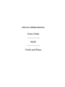 Idyll For Violin And Piano Op. 37 No. 1 