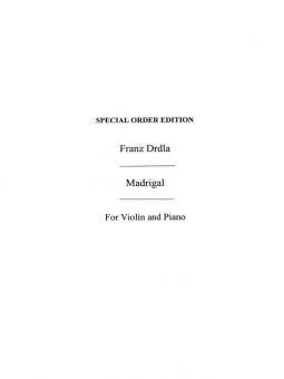 Madrigal For Violin And Piano Op. 25 