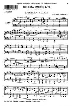 Drysdale Barbara Allan SATB 