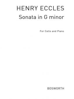 Sonata In G Minor for Cello and Piano 