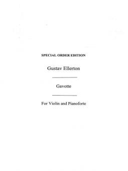 Gavotte For Violin And Piano Op. 21 No. 3 