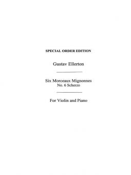 Scherzo For Violin And Piano Op. 21 No. 6 