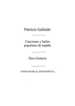 Canciones Y Bailes Populares De Espana Guitar 