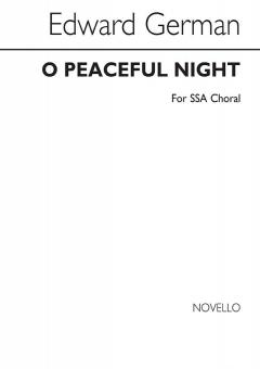 German O Peaceful Night SSA 