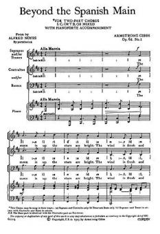 Gibbs, A Beyond The Spanish Main 2 Part/Piano 