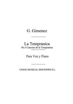 Cancion de La Tempranica de La Tempranica 