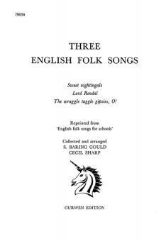 Gould, Sb Three English Folk Songs Unison 