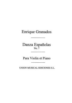 Danza Espanola No. 7 Valenciana For Violin And Piano 