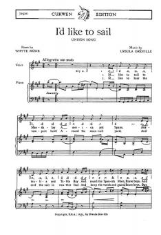 Greville, U I'd Like To Sail Unison/Piano 