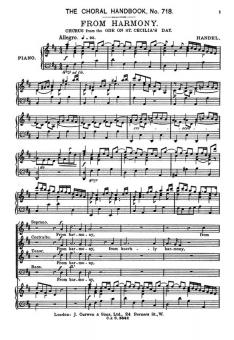 Handel From Harmony SATB 