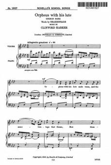 Orpheus And His Lute 