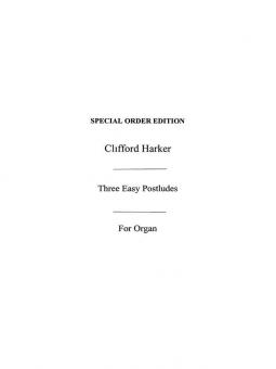 3 Easy Postludes for Organ 