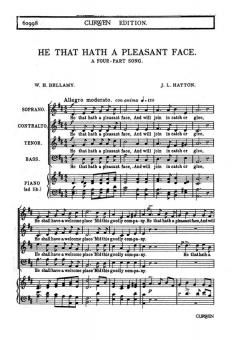 Hatton He That A Pleasant Face SATB 