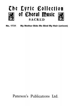 Haydn My Mother Bids Me Unison 