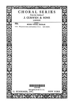 Jenkins Weep You No More SATB 