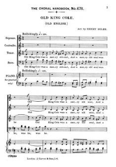 Old King Cole SATB 