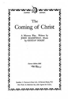 Coming Of Christ Vocal Score 